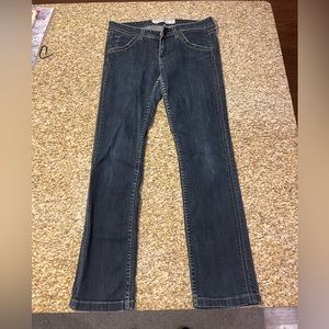 Hudson straight leg jeans, mid rise